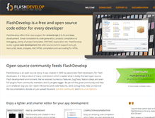 Tablet Screenshot of flashdevelop.org